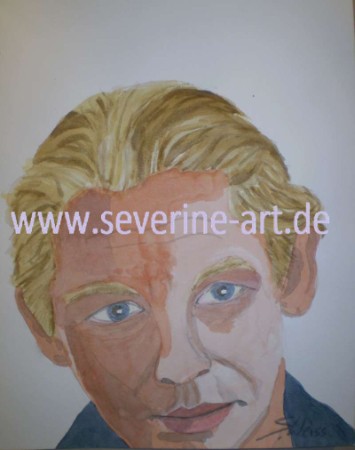 2. Portrait in Aquarell Ben Becker 2. Portrait in Aquarell Ben Becker